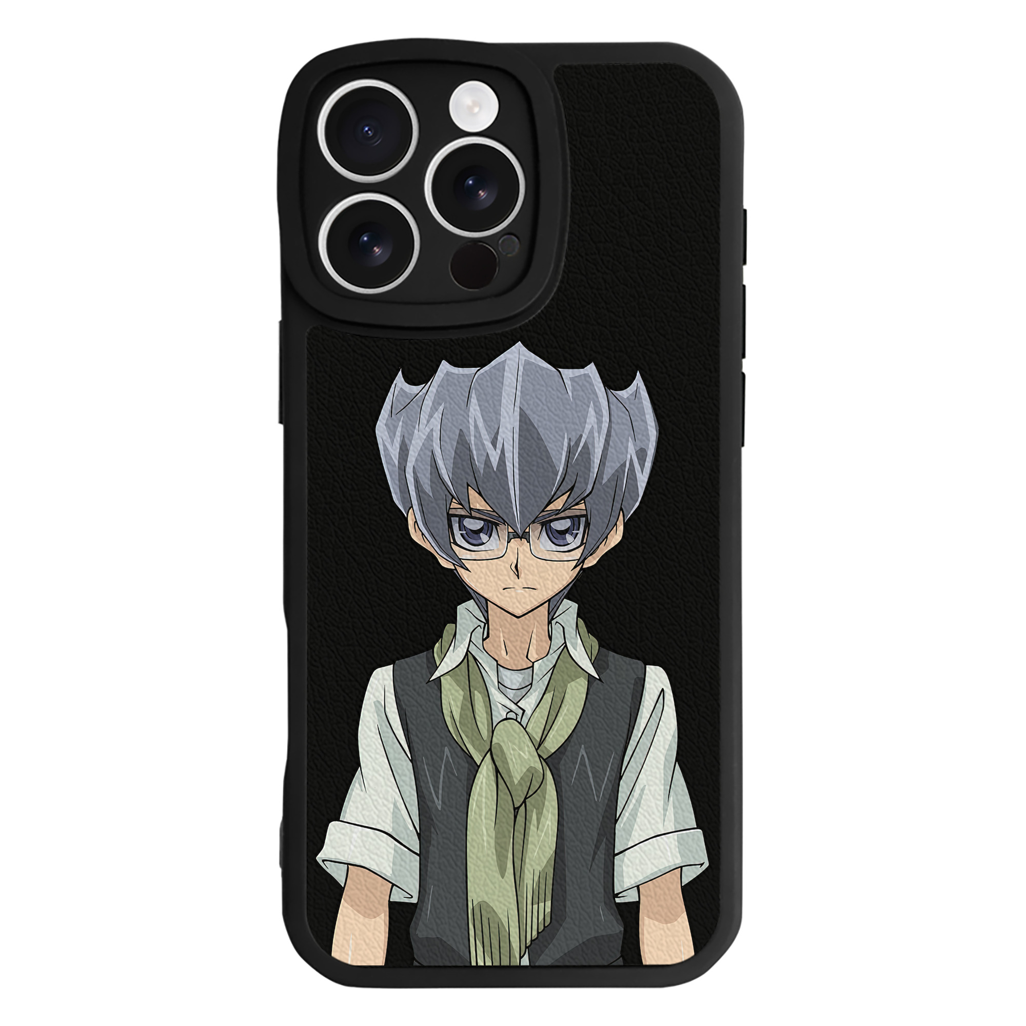 （画像用） 遊☆戯☆王 Yu-Gi-Oh! 【iPhone 16シリーズ対応】シリコンスマホケース（レザー調） 材質：シリコン